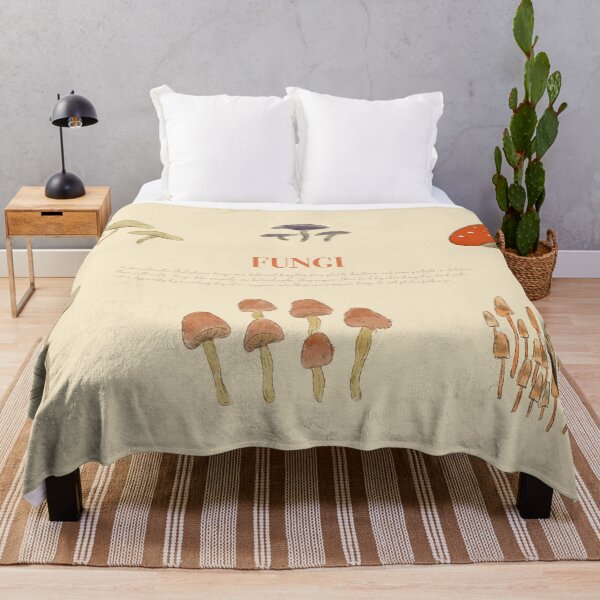 Item preview, Vintage Mushroom Encyclopedia Illustration designed and sold by carolainadesign.