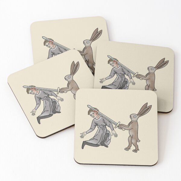 Item preview, Violent rabbit with sword designed and sold by MargiKnights.