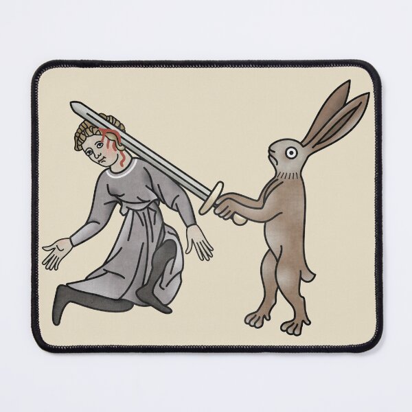 Item preview, Violent rabbit with sword designed and sold by MargiKnights.