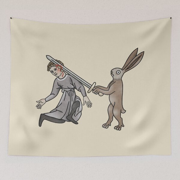 Item preview, Violent rabbit with sword designed and sold by MargiKnights.