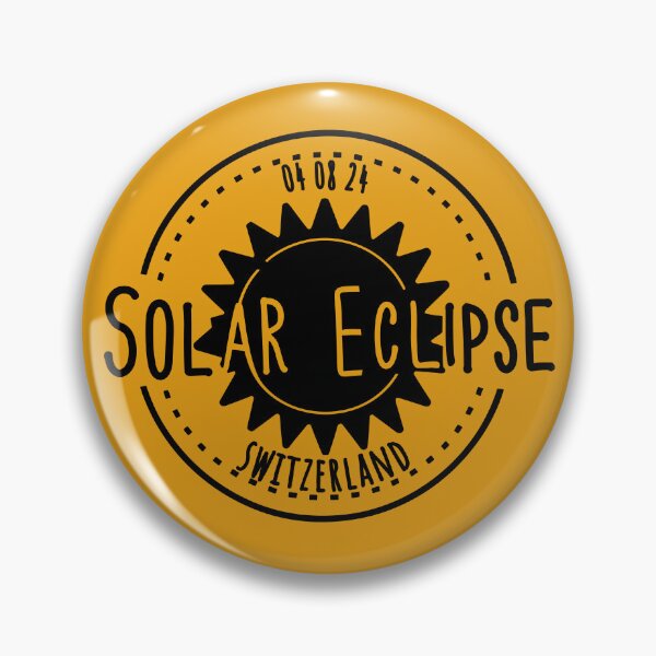 Item preview, Switzerland 040824 Total Solar Eclipse 2024 designed and sold by EmeraldeaArt.
