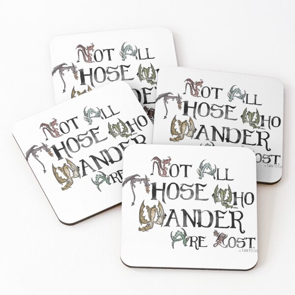 Item preview, Not All Those Who Wander Are Lost Dragons designed and sold by Mia Hodgson.