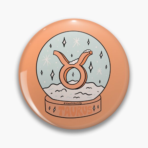 Item preview, Taurus Snow Globe designed and sold by doodlebymeg.