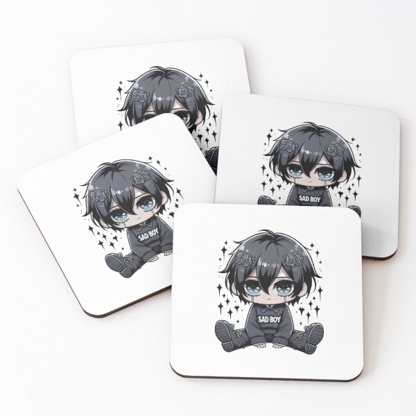 Item preview, Sad Anime Boy designed and sold by Natalia Montenegro.