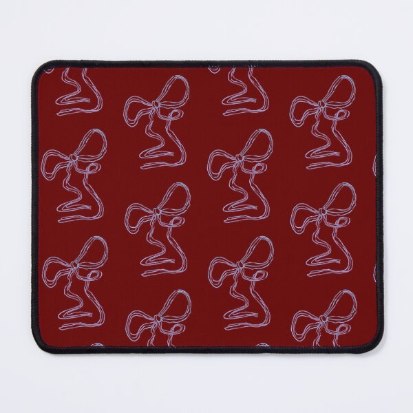 Item preview, Burgundy & Blue ribbon bow pattern designed and sold by designsbycloudy.