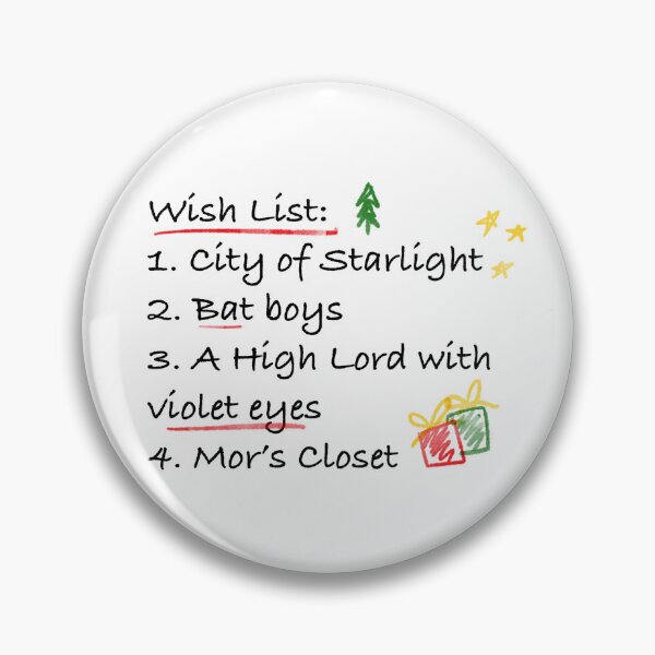 Item preview, ACOTAR Wish List designed and sold by RachWillz.