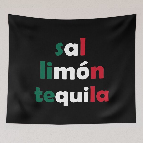 Item preview, Sal, limon, camiseta tequila mexico designed and sold by Dubbra.