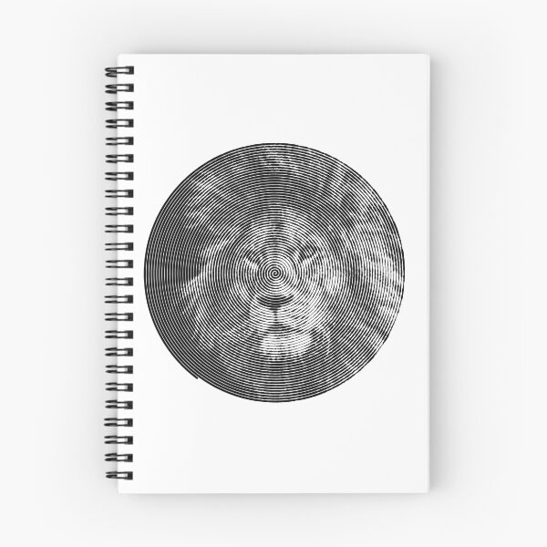 Item preview, Roaring Spiral: "The Lion's Majestic Whirl" BnW designed and sold by Bustachille.