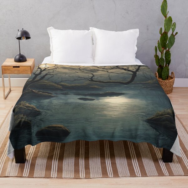 Item preview, Moonlit Reflections: Detailed Victoria Forest Water Scene - Ultra High Quality Vector Bookmark designed and sold by RedArtG09.