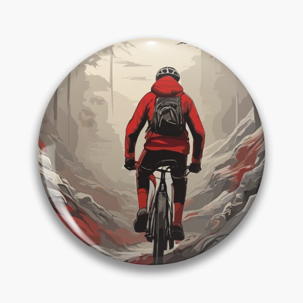 Item preview, Downhill bike, gift cycling cyclist mountain biker designed and sold by BRUNTadventures.