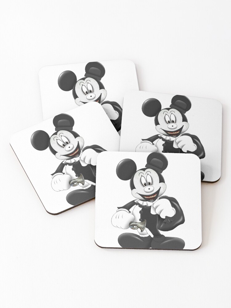 NWT DISNEY MICKEY & MINNIE MOUSE COASTERS SET OF 4