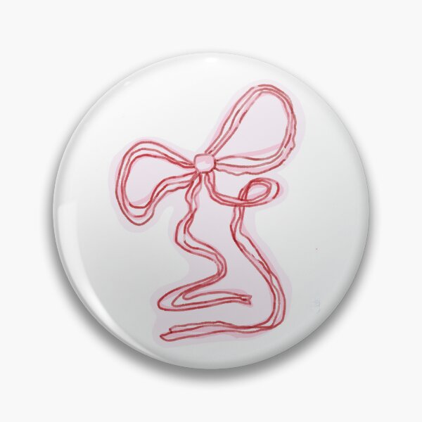 Item preview, Pink & red ribbon bow designed and sold by designsbycloudy.