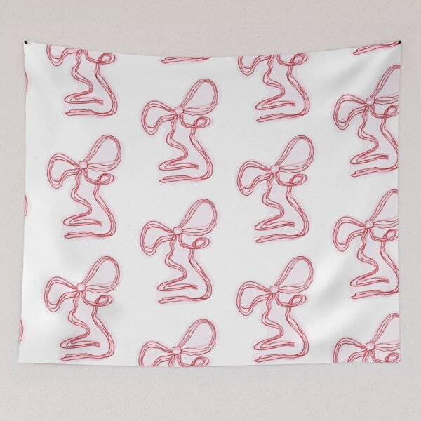 Item preview, Pink & red ribbon bow designed and sold by designsbycloudy.