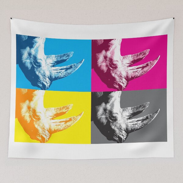 Item preview, Rhinoceros x 4 designed and sold by Gary Hogben.