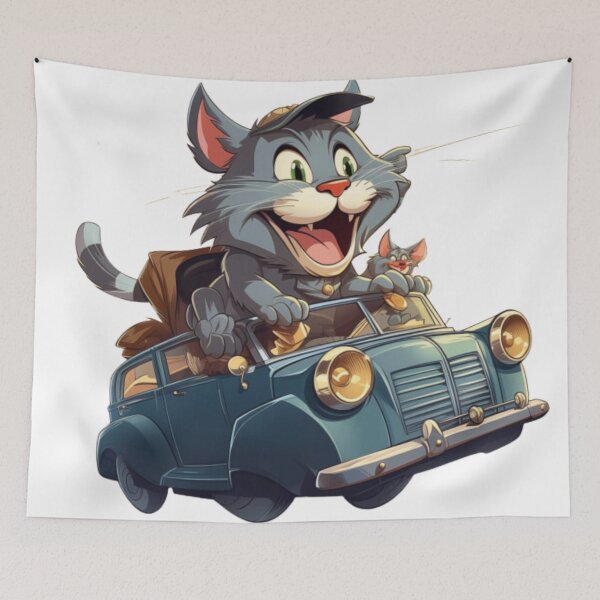 Item preview, The Purrfect Road Trip designed and sold by -DEEWOLF-.