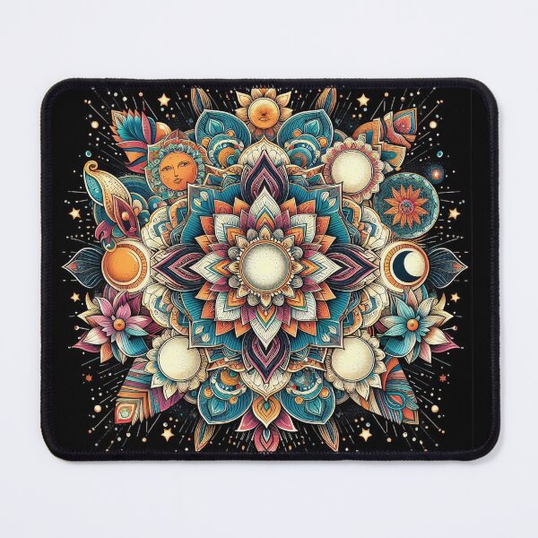 Item preview, Flowers and sky in mandala designed and sold by MichelleAlline.