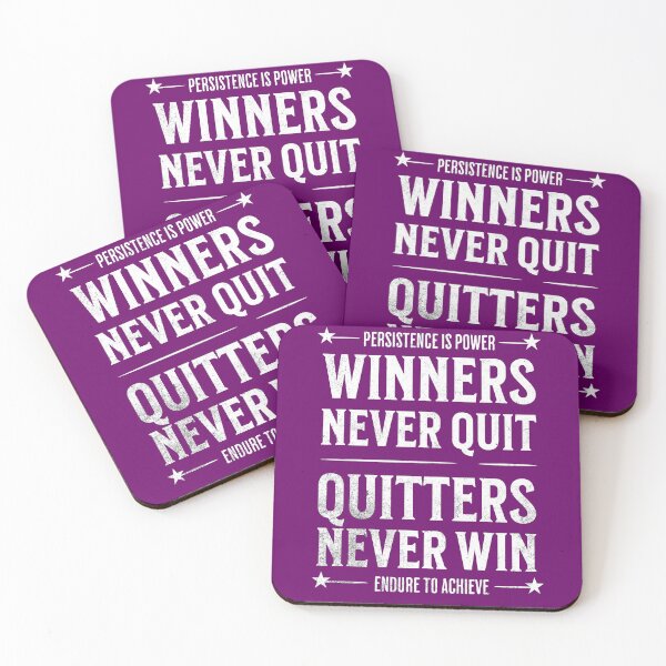 Item preview, Persistence & Endurance - Inspirational Quote designed and sold by Sir Meow Meow.