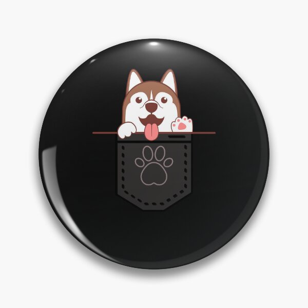 Item preview, dog in pocket designed and sold by UMIARTS ⭐⭐⭐⭐⭐.