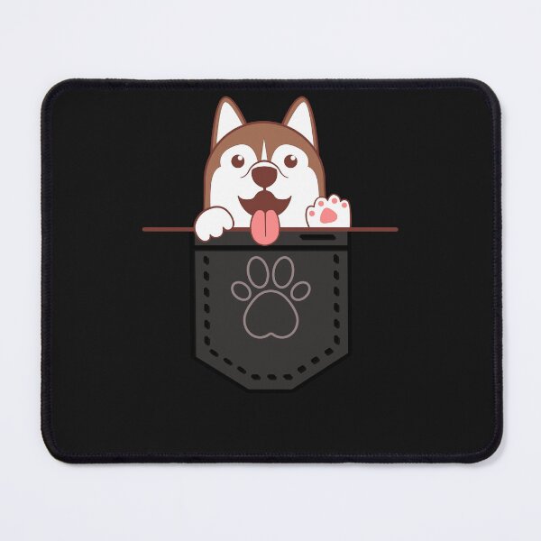 Item preview, dog in pocket designed and sold by UMIARTS ⭐⭐⭐⭐⭐.