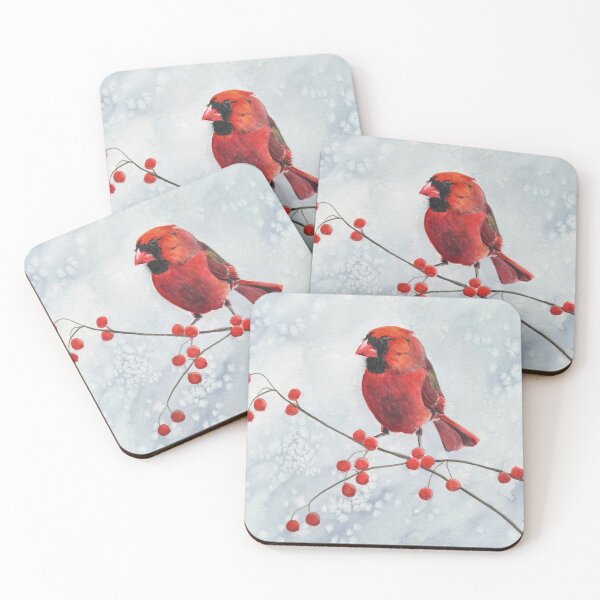 Item preview, Cardinal and Berries designed and sold by Taphath Foose.