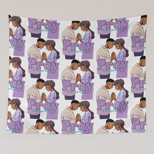 Item preview, Pray (Couples Gift Idea)- Lavender Writing designed and sold by TheReporter1.
