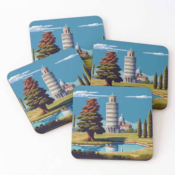Item preview, PixelArt - Pisa Tower designed and sold by Haramana.