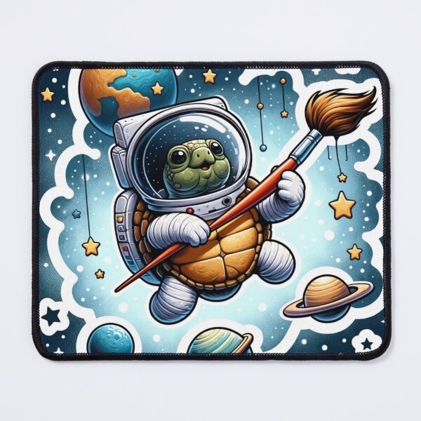 Item preview, Cosmic Turtle, painting planets designed and sold by bandjdesigns.
