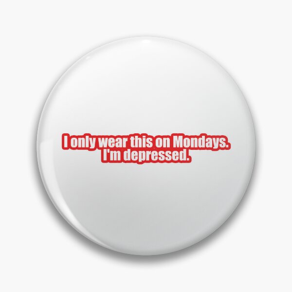 Item preview, I hate Monday designed and sold by LuckyCreative.