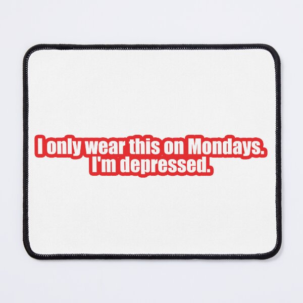 Item preview, I hate Monday designed and sold by LuckyCreative.