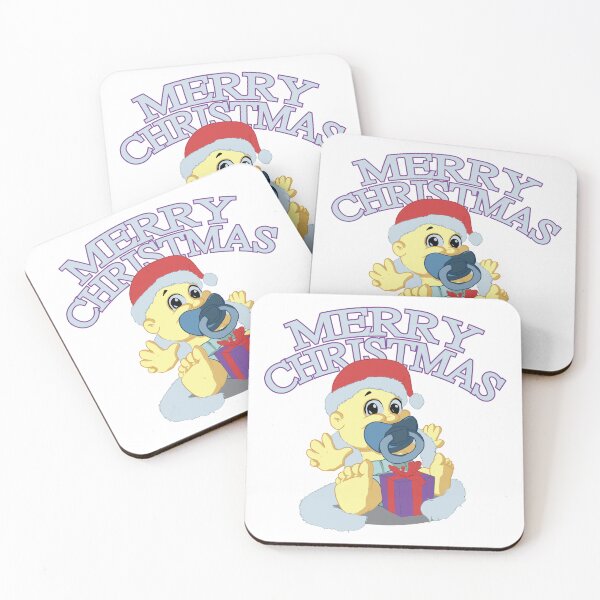 Item preview, merry christmas Little Santa Clous with gift designed and sold by Karaxus Shop.