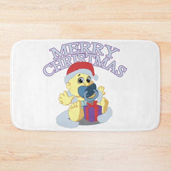 Item preview, merry christmas Little Santa Clous with gift designed and sold by Karaxus Shop.