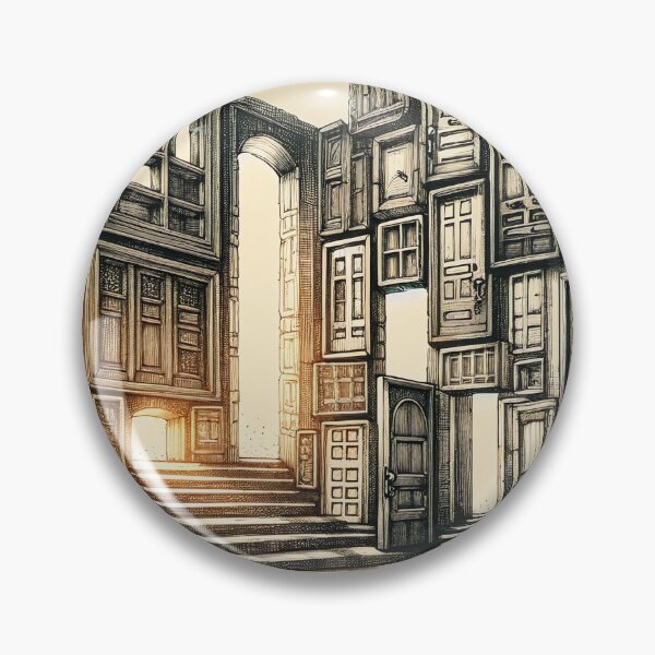 Item preview, Where Doors Meet Dancing Light designed and sold by PictorialWhimsy.
