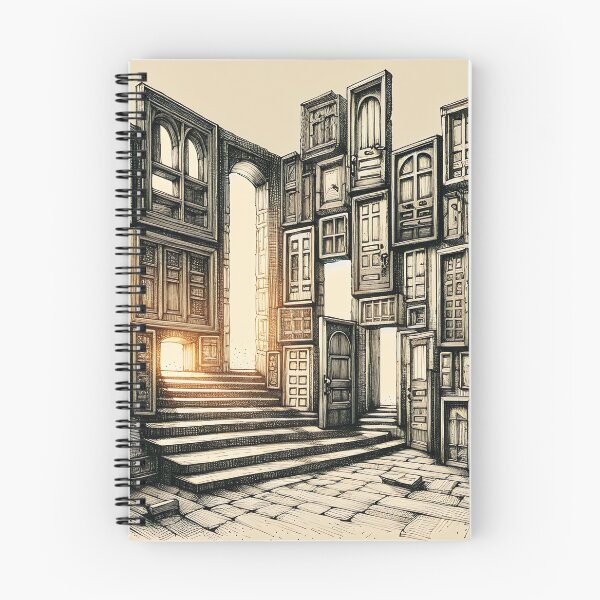 Item preview, Where Doors Meet Dancing Light designed and sold by PictorialWhimsy.