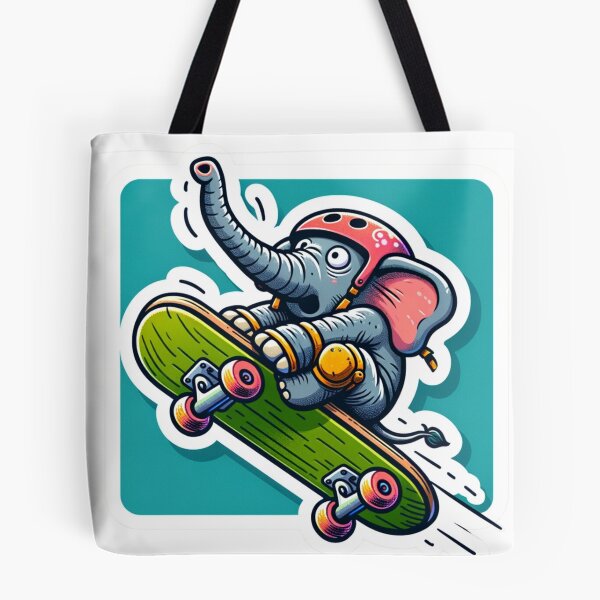 Item preview, Elephant Skateboard Challenge designed and sold by bandjdesigns.