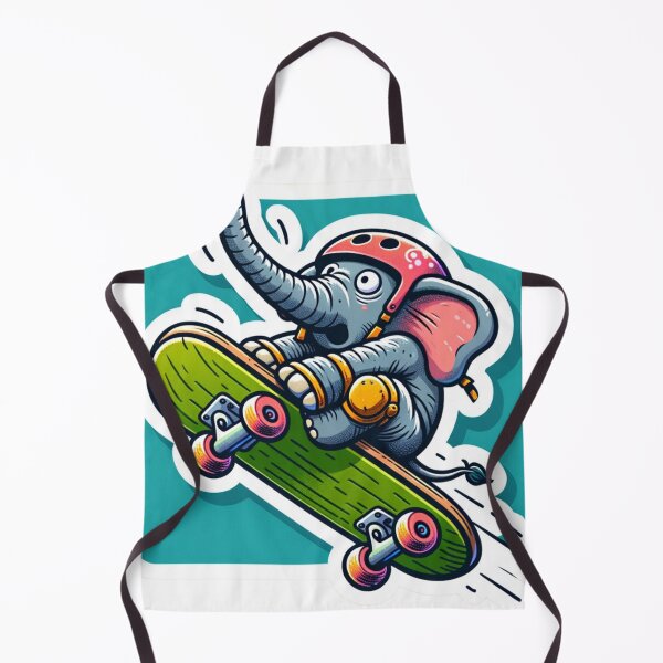 Item preview, Elephant Skateboard Challenge designed and sold by bandjdesigns.