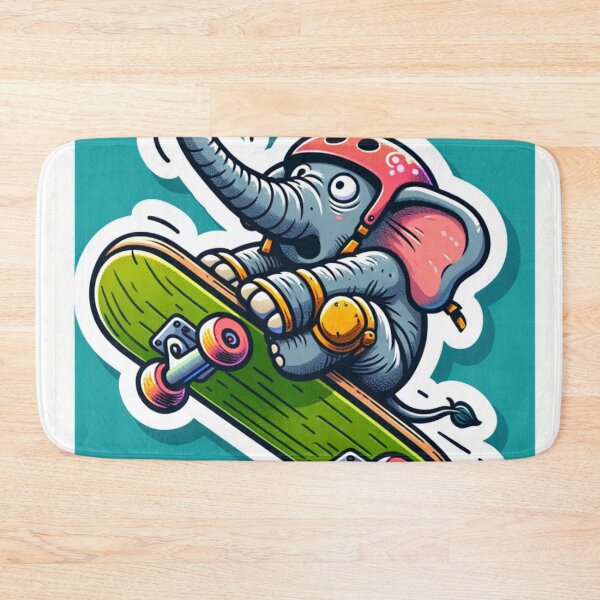 Item preview, Elephant Skateboard Challenge designed and sold by bandjdesigns.