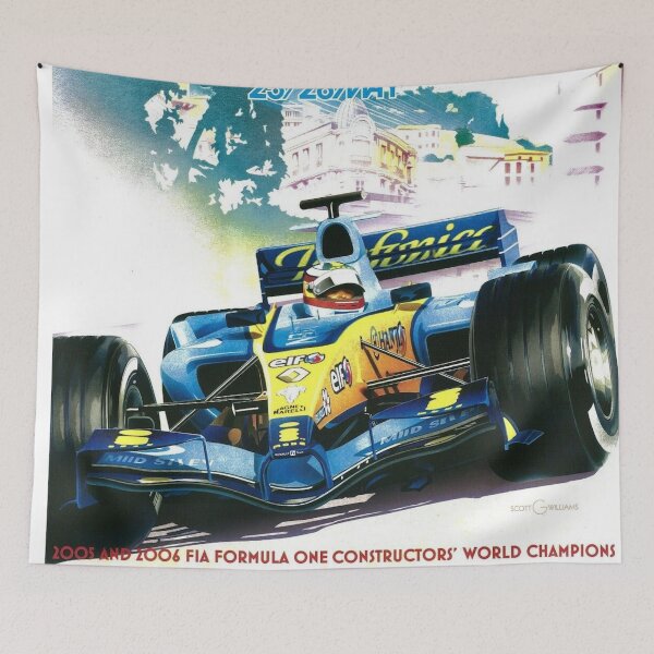 Item preview, 2006 Monaco Grand Prix – Formula 1 Street Circuit Racing Poster designed and sold by Road To Track.