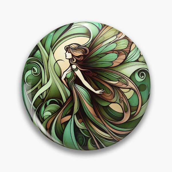 Item preview, Art Nouveau Faery Core in Earthy Splendor designed and sold by Paula B.
