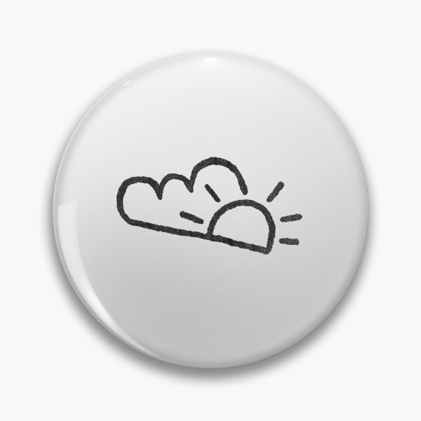 Item preview, Grand rising lo| sun and cloud line art designed and sold by isamii.