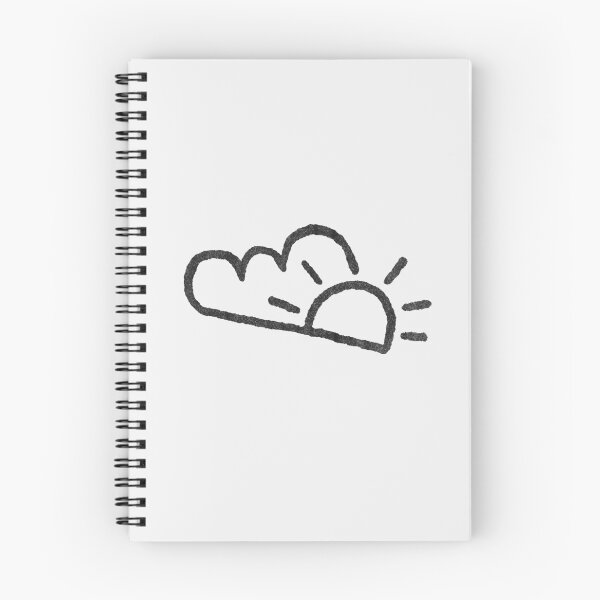 Item preview, Grand rising lo| sun and cloud line art designed and sold by isamii.