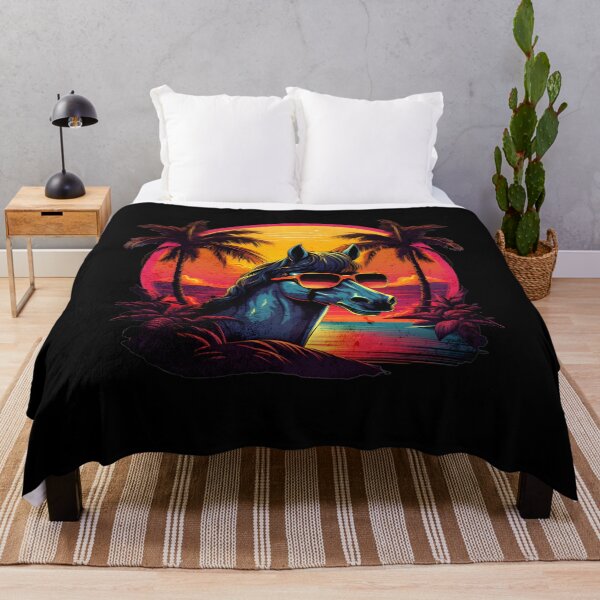Item preview, Retro Wave Arabian Horse Miami designed and sold by RedDesignSyc.