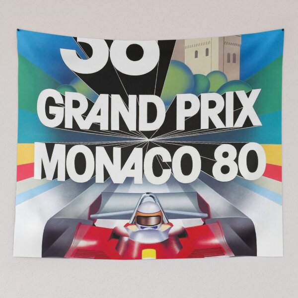 Item preview, 1980 Monaco Grand Prix - Vintage Formula 1 Racing Poster designed and sold by Road To Track.