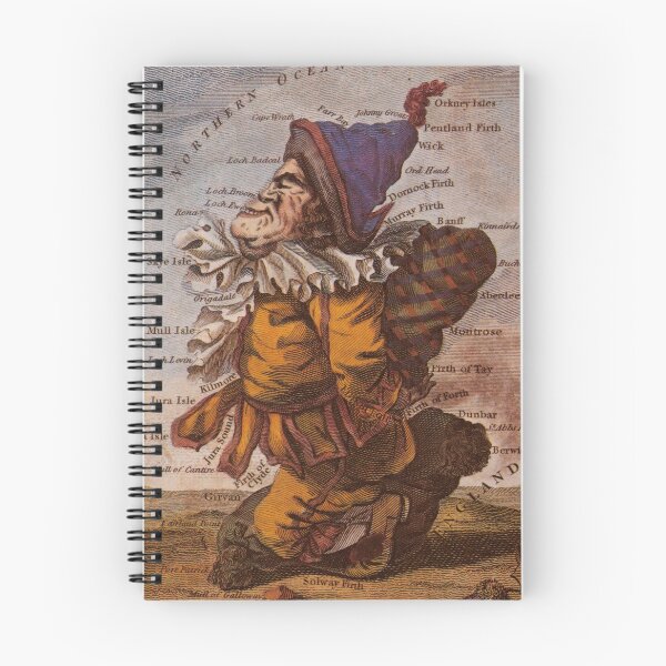 Item preview, Vintage Illustrative Map of Scotland (1794) designed and sold by BravuraMedia.