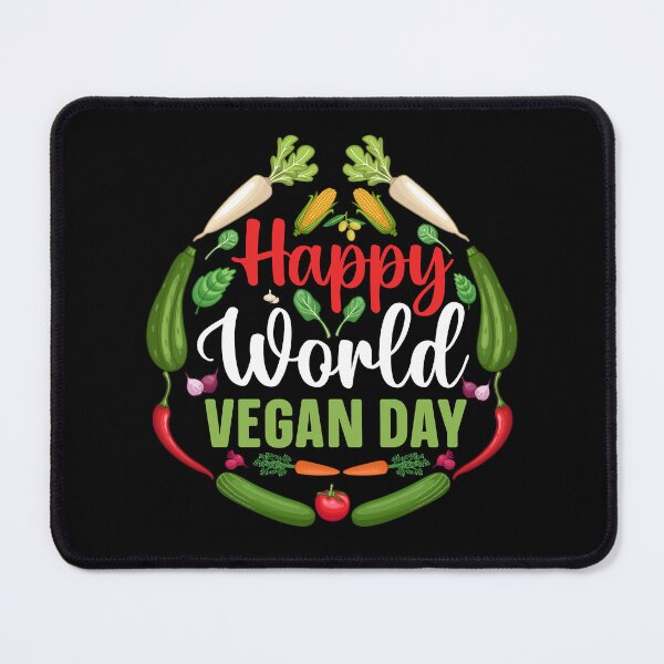 Item preview, Happy World Vegan Day - Cool Gifts For Vegan by FanityPrints designed and sold by FanityPrints.