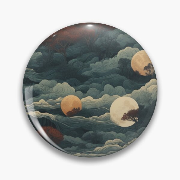 Item preview, Moonlit Serenity: Victoria Forest Water Bookmark - Minimalistic Art with Ultra High Details designed and sold by RedArtG09.