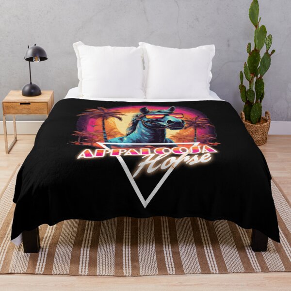 Item preview, Retro Wave Appaloosa Horse Vibes designed and sold by RedDesignSyc.