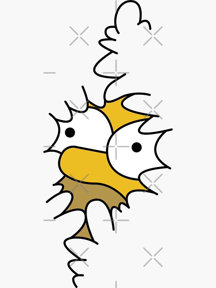 Thumbnail 3 of 3, Sticker, Homer in the bushes designed and sold by cubiclecoma.