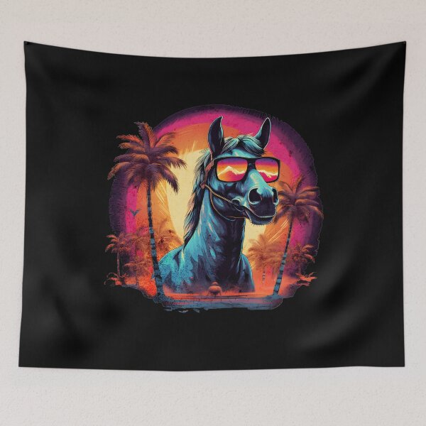 Item preview, Retro Wave Appaloosa Horse designed and sold by RedDesignSyc.