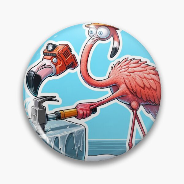 Item preview, Flamingo Construction Fiasco designed and sold by bandjdesigns.
