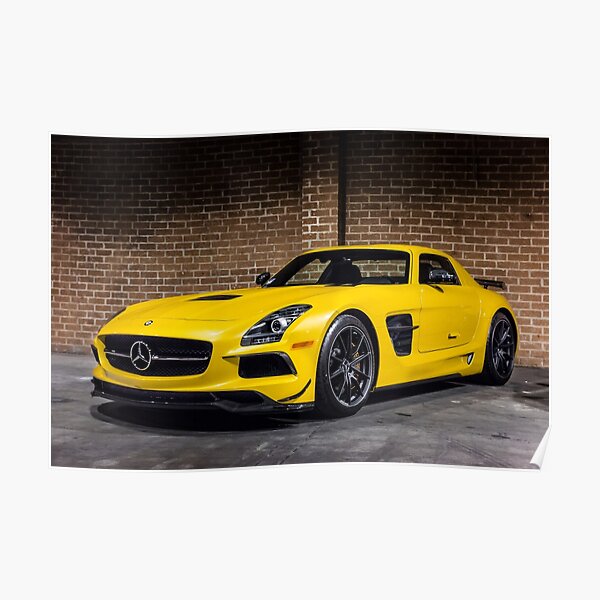Mercedes SLS AMG Black Series Poster